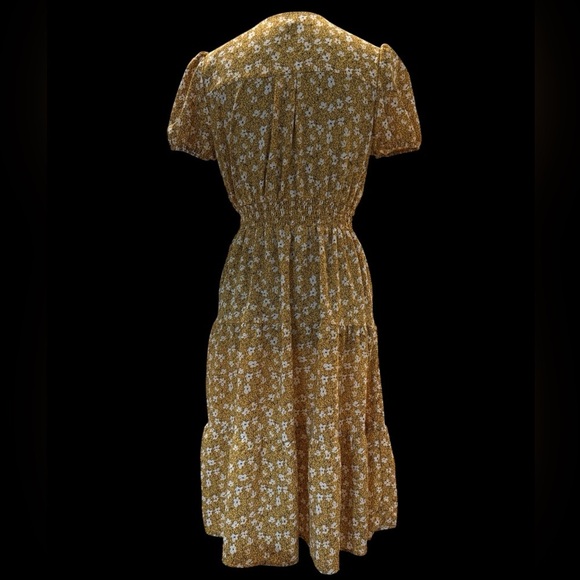 Monteau Los Angeles Floral Mini Dress size L - Picture 3 of 5